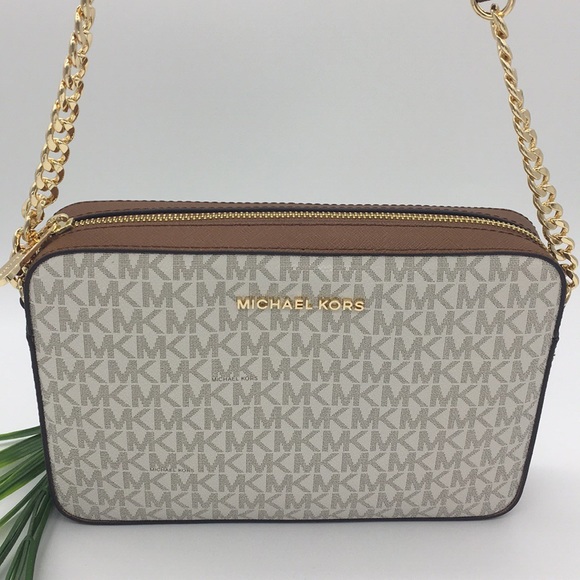 MICHAEL KORS LG EW CROSSBODY Bag Vanilla - Picture 2 of 8